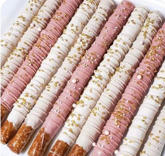 Girl Themed Pretzel Rods