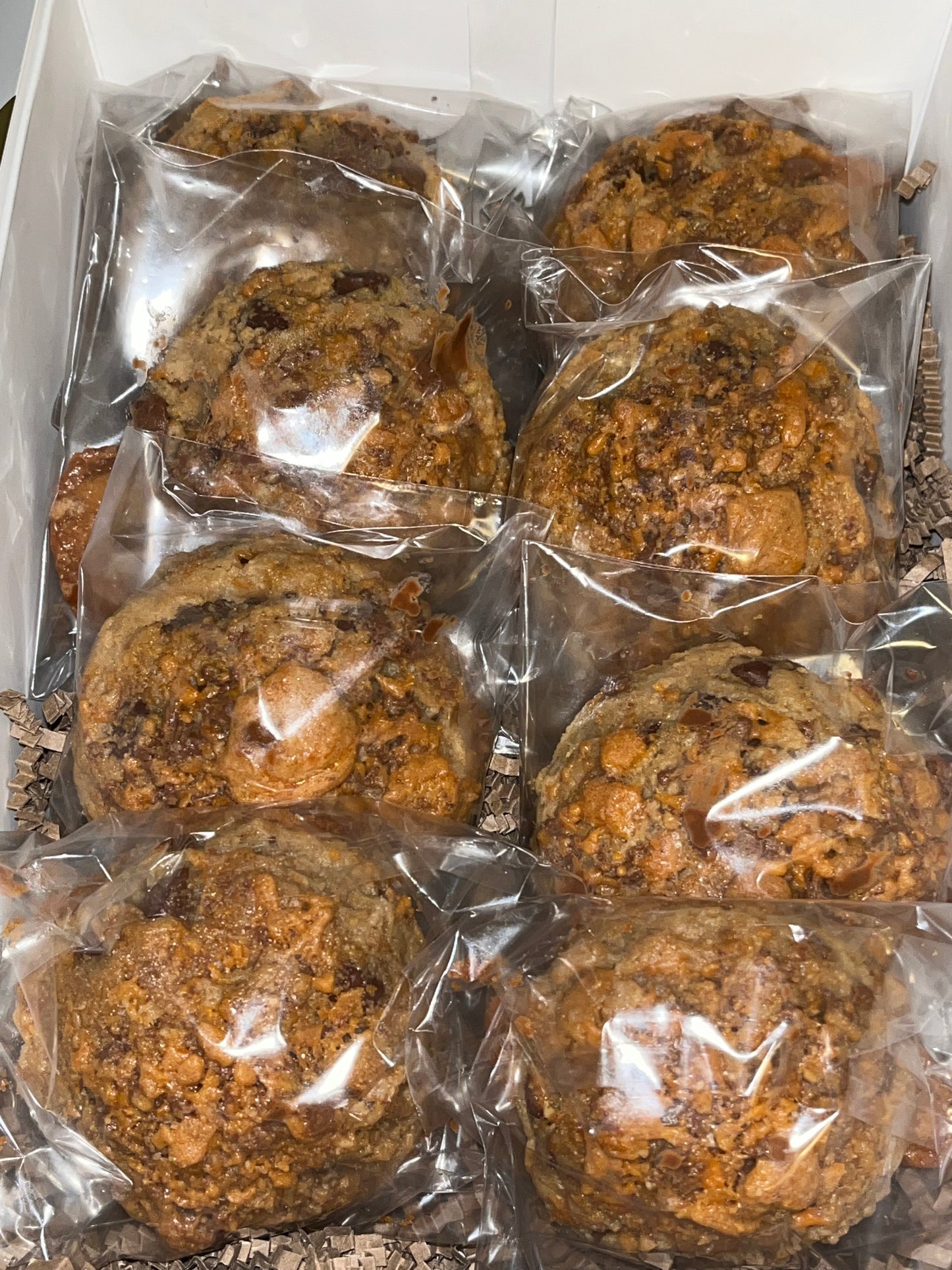 Peanut Butter Butterfinger Cookie Half Dozen