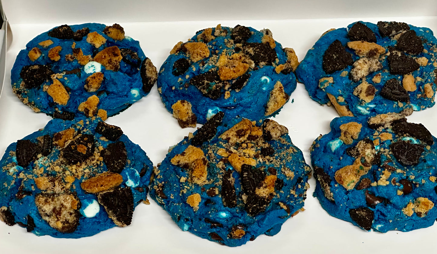 Blue Cookie Monster Cookie Combo