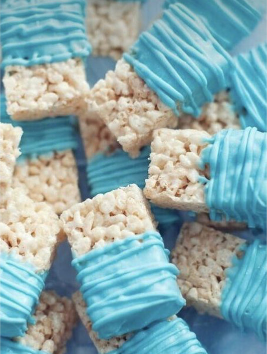 Chocolate Dipped Rice Crispy Treats