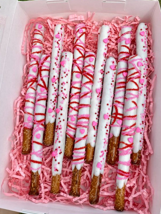Girl Themed Pretzel Rods