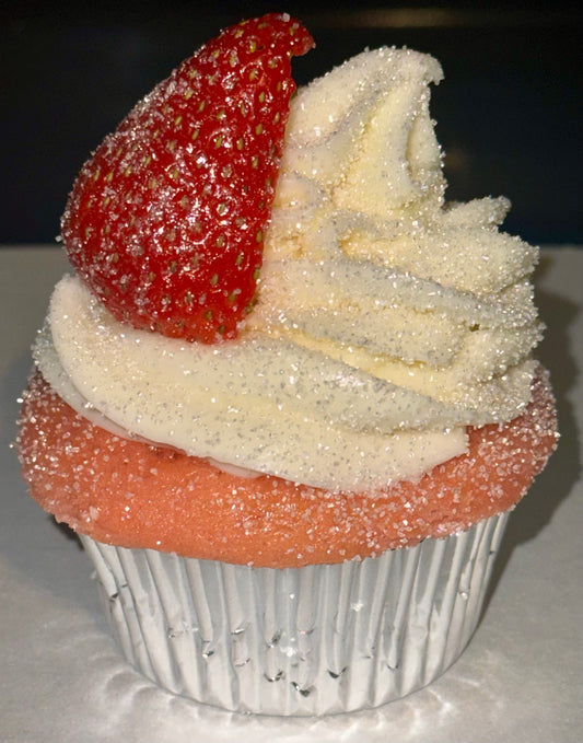 Strawberry Fruit Cupcakes