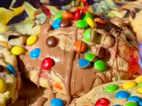 M&M Stuffed Cookie Combo