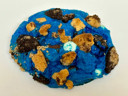 Blue Cookie Monster Cookie