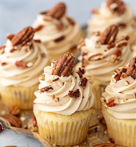 Pecan Maple Cupcakes