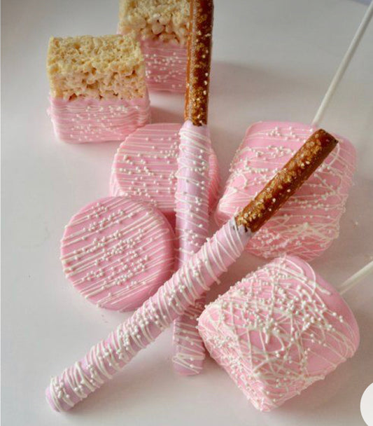 Girl Baby Shower/Birthday Treat Box
