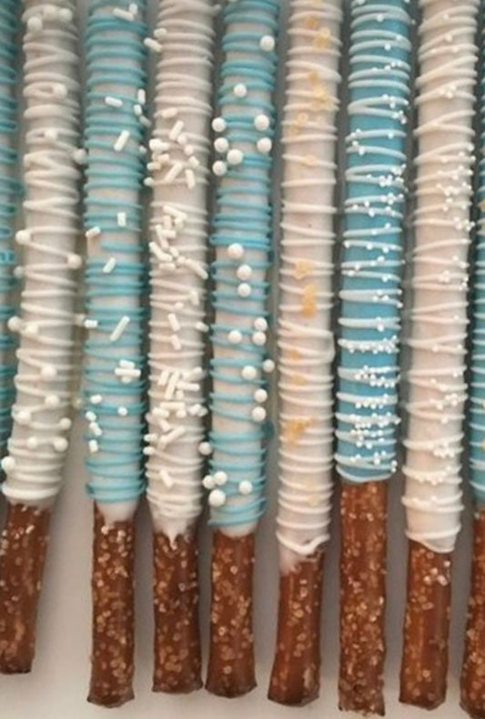 Boy Themed Pretzel Rods