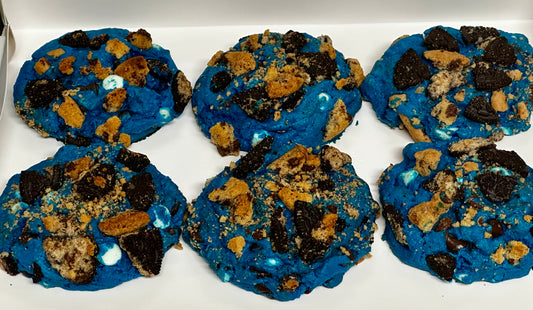 Blue Cookie Monster Cookie