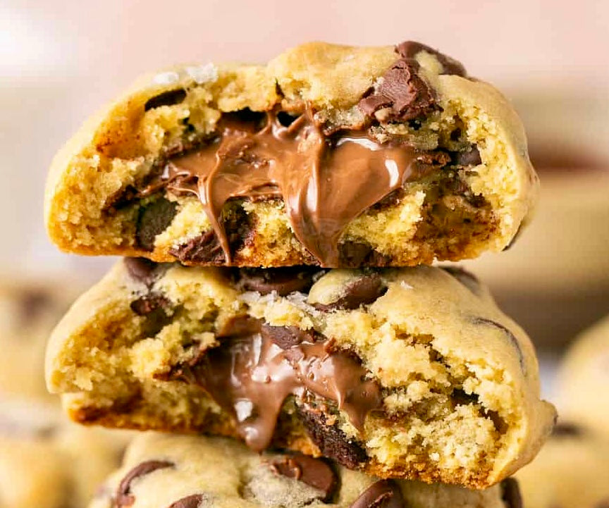Nutella Stuffed Chocolate Chip Cookie Combo